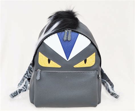 fendi monster backpack fake|Fendi monster backpack men.